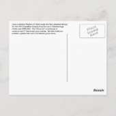 ハミルトンカウンティコートハウスチャタヌーガ， TN ポストカード (裏面)