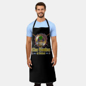 ハミルトンクランバッジ エプロン (着用した状態)