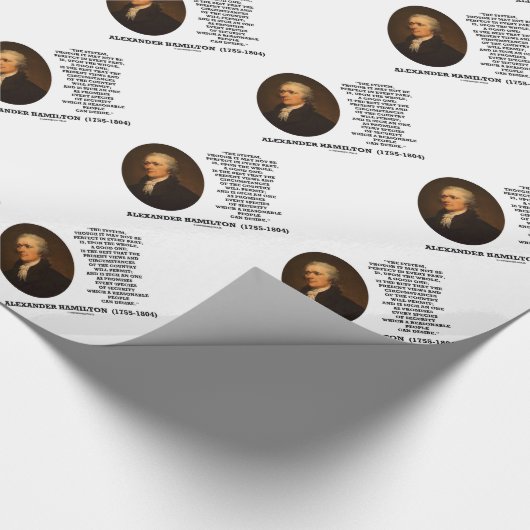 ハミルトンシステムよい1つの引用文完全がないため ラッピングペーパー (角)