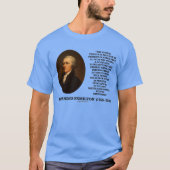 ハミルトンシステムよい1つの引用文完全がないため Tシャツ (正面)