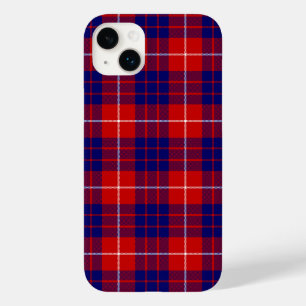 ハミルトンタータンチェックレッドブルーパープルプレイド Case-Mate iPhone 14 PLUSケース