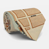 ハミルトンバミューダ島(1922年)のヴィンテージの地図 ネクタイ (ロール)