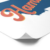 ハミルトンモンタナ州プリント ポスター (角)