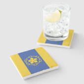 ハミルトン国旗（オンタリオ州，カナダ） ストーンコースター (横)