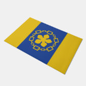 ハミルトン国旗（オンタリオ州，カナダ） ドアマット (アングル)