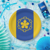 ハミルトン国旗（オンタリオ州，カナダ） ペーパープレート (パーティー)