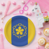 ハミルトン国旗（オンタリオ州，カナダ） ペーパープレート (パーティー)