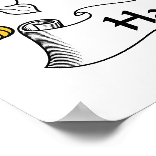 ハミルトン家紋 ポスター (角)