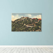 ハミルトン山をなめる展望台の眺め キャンバスプリント (インサイチュ (ウッドフロア))