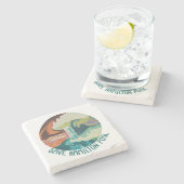 ハミルトン救プール大理石コースター ストーンコースター (横)