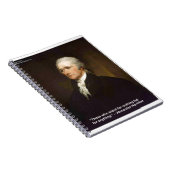 ハミルトン秋for anything引用文ギフト ノートブック (右側)