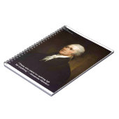 ハミルトン秋for anything引用文ギフト ノートブック (左側)