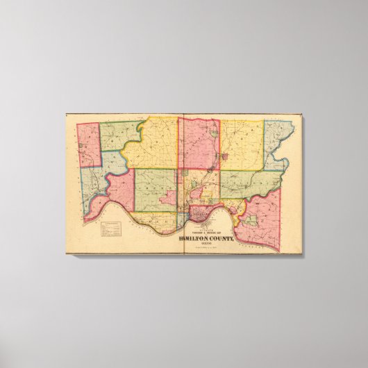 ハミルトン郡 キャンバスプリント (正面)