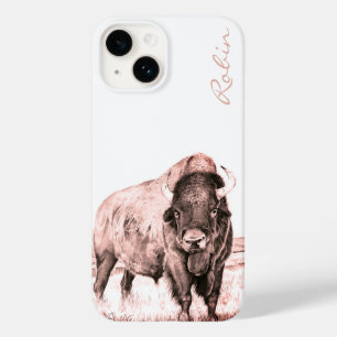 ハミルトン~アメリカンバイソン(サーモン) Case-Mate iPhone 14ケース