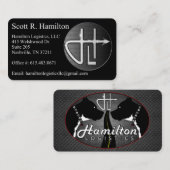 ハミルトン·ロジスティクス1 名刺 (正面/裏面)