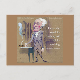 ハミルトン「何でもいいなら何もしない」名言ポストカード ポストカード