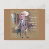 ハミルトン「何でもいいなら何もしない」名言ポストカード ポストカード (正面)