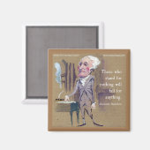 ハミルトン&引用文冷蔵庫用マグネット マグネット (正面/裏面)