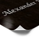 ハミルトン「敵リーダー」引用文ポスター ポスター (コーナー)