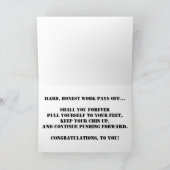 「ハミルンミッドウェー図書館」お祝いカード カード (内部)