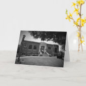 「ハミルンミッドウェー図書館」お祝いカード カード (黄色い花)