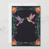 ハミンエレガントグバードとフローラ結婚式招待状 シーズンカード (裏面)