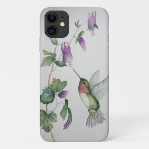 ハミンエレガントグバードガーデンウォーターカ絵画ラーズ iPhone 11 ケース