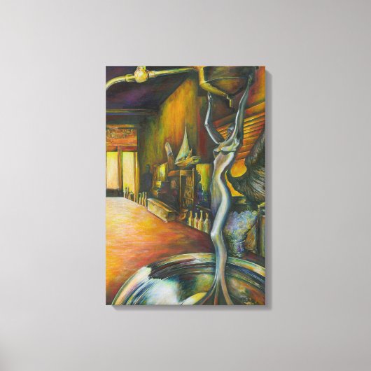 ハミングし始めなければ。 キャンバスプリント (正面)