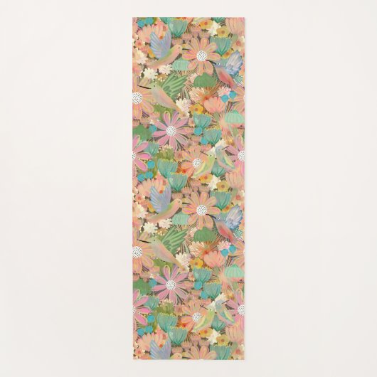 ハミングする鳥の庭 ヨガマット (正面)