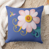 ハミングカラフル鳥 クッション (ブランケット)