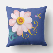 ハミングカラフル鳥 クッション (裏面)