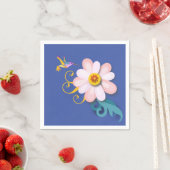 ハミングカラフル鳥 スタンダードカクテルナプキン (インサイチュ)