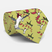 ハミンググランジ鳥のハートと翼 ネクタイ (ロール)