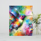 ハミングバお洒落カラフルードスクラップブック紙 (スタンド正面)