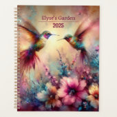 ハミングバお洒落ードフラワーガーデン プランナー手帳 (正面)