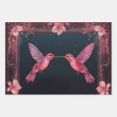 ハミングバお洒落ードラッピング紙 ラッピングペーパーシート (正面3)