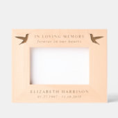 ハミングバエレガントードメモリアル葬儀の写真 レーザー彫刻フレーム (正面)