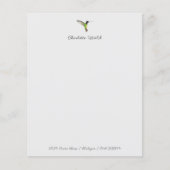 ハミングバカスタムードステーショナリー紙 (正面)