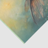 ハミングバカラフルーズと花 – Decompage - 薄葉紙 (詳細)