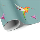 ハミングバカラフルードラッピング紙 ラッピングペーパー (ロールコーナー)