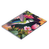 ハミングバカラフルード絵画フローラ ノートブック (左側)