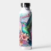 ハミングバパーソナライズされたードバキューム絶縁 ウォーターボトル (左面)