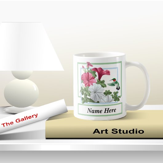 ハミングバパーソナライズされたードマグス コーヒーマグカップ