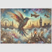 ハミングバビクトリアンードメカニカルボヤージュデコパージュ 薄葉紙 (正面)