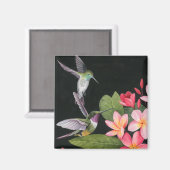 ハミングバーズインプルメリア マグネット (正面/裏面)