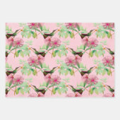 ハミングバーズシリーズデザインセブン ラッピングペーパーシート (正面2)