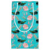 ハミングバーズシリーズデザイン2小抱き枕 スモールペーパーバッグ (正面)