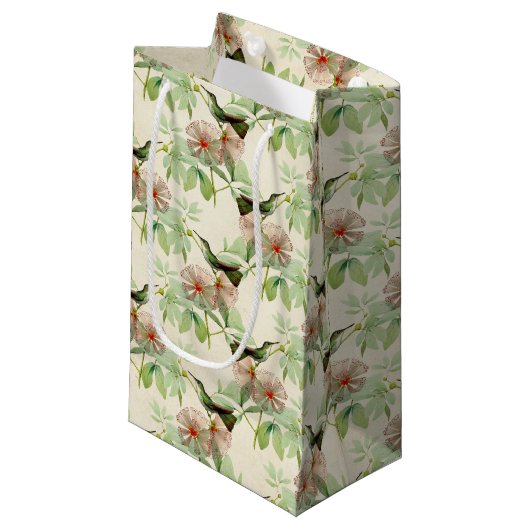 ハミングバーズシリーズデザイン3小抱き枕 スモールペーパーバッグ (正面アングル)