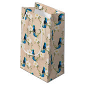 ハミングバーズシリーズデザイン3小抱き枕 スモールペーパーバッグ (裏面アングル)