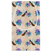 ハミングバーズシリーズデザイン4小抱き枕 スモールペーパーバッグ (裏面)